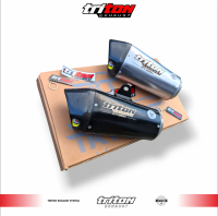 Silincer Knalpot Racing ZX25R, ZX25RR, CBR250RR, R25, Ninja 250 Fi, Ninja 250 Karbu Original Triton 