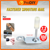 100pcs 7.3mm Nail Rivet Fastener Nail Concrete Conduit Tufting Paku Konkrit Ceiling Nails