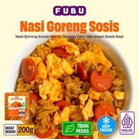 FUBU Nasi Goreng Sosis - Sausage Fried Rice - Satu Porsi Lauk Instan Frozen Food
