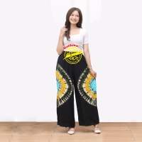 Celana Panjang Wanita // Kain Rayon Melar  bali Jumbo motif bunga //  Fit Kulot Santai Harian // Nya