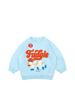 เสื้อสเวตเตอร์เด็กเล็กยูนิเซ็กส์ Little Birds Baby Raglan BP61MR123 สีท้องฟ้า