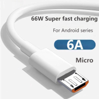 สายชาร์จไมโคร USB แท้สำหรับ realme 5 realme 5i realme c3 ชาร์จเร็ว 66W MAX 6A Turbo สายชาร์จข้อมูล S
