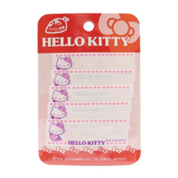 小禮堂 Hello Kitty 姓名燙布貼組5入組 (紫粉抱愛心款) 4977576-801187
