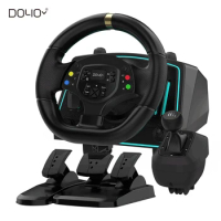 DOYO Volante Gaming Racing Steering Wheel para Xbox One/Playstation 4/ Xbox Series X/S/ PS3/ PC/ Xinput/Xbox 360/Nintendo Switch