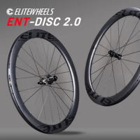 ELITEWHEELS Carbon Wheels ENT 2.0 Disc Brake 700c Carbon Rim Center Lock Road Bike Wheelset UCI Quality Road Racing Wheelset