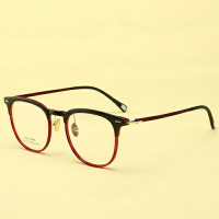 眼鏡框圓框眼鏡鏡架-復古流行百搭時尚男女平光眼鏡6色73oe55【獨家進口】【米蘭精品】