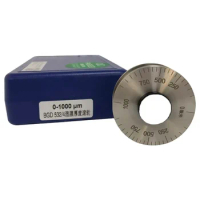 Medidor de espesor película húmeda rodillo acero inoxidable, rango BDG532: 0-100um,0-200um,0-500um,0-1000um