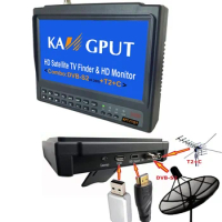 KPT-717S/T finder optional ahd DVB-S2 DVB-T/T2 DVB-C Combo Digital Satellite Meter h.265 vs kpt716ts SATLINK ST-5150 ws6980