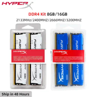 Hyperx FURY DDR4 16GB 32GB Kit 3200MHz 2666MHz 2400MHz 2133MHz Gaming Desktop Memory PC4-25600 19200 17000 288Pin DIMM DDR4 RAM