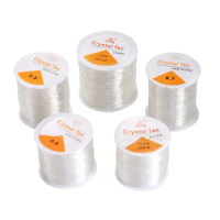 Transparent Stretch Elastic Crystal Line Beading Rope String Cord