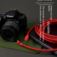 Type c to micro-mesh cable for Sony a7r2 a6300 a6500