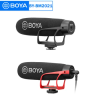 BOYA BY-BM2021 Super-Cardioid Shotgun Microphone for iphone Android Smartphone DSLR Camera Camcorder Interview Live Streaming