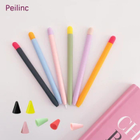 Lot 6pcs Pen Stylus Protector Cover Accessories Soft Silicone Anti Lost Case Tip Case Nib Protective Sleeve For Apple Pencil 1/2