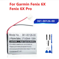 361-00126-00 For Garmin Fenix 6X , Fenix 6X Pro Smart Watch Battery Replacement Battery + Free Tools
