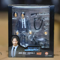 โมเดลแอคชั่นฟิกเกอร์ WB John Wick 2 Reissue MAF 085 ที่ได้รับอนุญาต