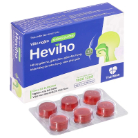 Viên ngậm Heviho không đường hỗ trợ giảm ho