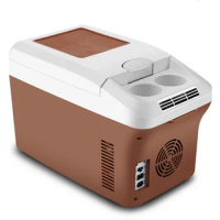Mini Fridge Freezer Portable Compressor Cooler 12/24V DC 110-240V Ice Box for Camping Picnics Home Traval