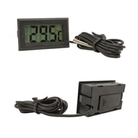 帶線電子溫度計 魚缸冰箱溫度測量探測計 防水探針溫度表 室溫測量儀