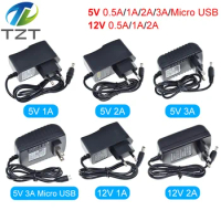 100-240V AC to DC Power Adapter Supply Charger adapter 5V 12V 1A 2A 3A 0.5A EU Plug 5.5mm x 2.5mm DC Plug DIY WIFI