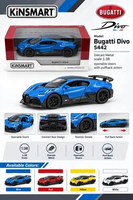 Kinsmart Diecast Car Bugatti Divo skala 1:38