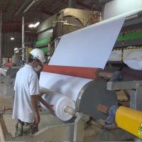 3000mm 50-80gsm Fully Automatic Wood Pulp A4 Copy Paper Making Machine Writing Paper Equipment