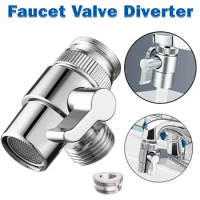 Switch Faucet Adapter Kitchen Sink Splitter Diverter Valve Water Tap Connector for Toilet Bidet Shower Bathroom Kitchen