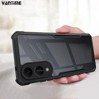 เคส Samsung Galaxy S25 Edge 5G, Vantime, เสริมแรงด้วยขอบ, กันกระแทก, เบาะหลัง, เคสแข็งใส
