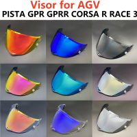 น้ำแข็งสีฟ้าหมวกกันน็อค Visor สำหรับ AGV PISTA GPR GPRR CORSA R การแข่งขัน3รถจักรยานยนต์หมวกกันน็อค Visors ป้องกันรังสียูวีโล่ Casco Moto อุปกรณ์เสริม