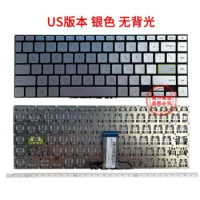 US Silver No-backlit Keyboard For Asus Vivobook S14 S433 S433E S433F S433J X421 X421E X421F X421J M433 M433I E410 E410M