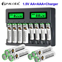 1.5V AA+AAA Rechargeable Battery 3500mWh AA Rechargeable Lithium ion Battery AA 1.5V Battery 1300mWh Rechargeable AAA Batteries