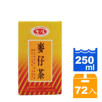 愛之味 麥仔茶 250ml (24入)x3箱【康鄰超市】