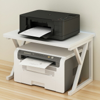 打印機置物架 印表機置物架 放打印機置物架電話辦公室桌面上工位 針式收納架子分層支架托架『cyd6616』