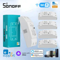 SONOFF BasicR4 Wifi Breaker Switch Smat Wireless Remote Controller DIY Wifi Light Switch Smart Home Outlets Works With Alexa