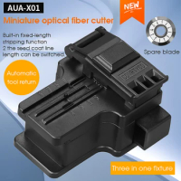 AUA-X01 Fiber Cleaver Cable Cutting Knife FTTH Fiber Optic Knife Tools Cutter Fiber Cleavers 12 Surface Blade