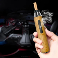 Portable Ashtray Anti-flying Ash Tray Auto Protection Cigar Cover Car Cigarette Ashtray Car Smoking Accessories With Storage Bag