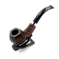 New high-end curved resin cigarette holder, vanilla cigar gift grinder, cigarette holder, smoking accessory