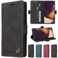 Luxury Wallet Anti-theft brush Flip Leather Case For Samsung Galaxy Note 20 Note 20 Ultra Note 10 Note 10 Plus Note 9 Note 8