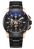 Alexandre Christie Alexandre Christie - Jam Tangan Chronograph Pria - Rosegold - Black Stainless Ste