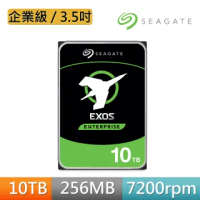 【SEAGATE 希捷】EXOS 10TB 3.5吋 7200轉 SATAⅢ 企業級硬碟(ST10000NM001G)
