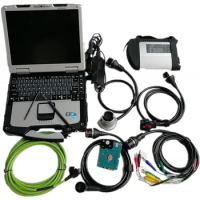 2023v Star Diagnosis System C4 MB Star C4 for MB Car 12V Coding tool MB star Multiplexer MB C4 HDD in CF31 Laptop I5CPU 4G