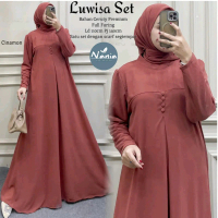 Claudya Dress Original by Nania Collection Muslim Gamis Wanita
