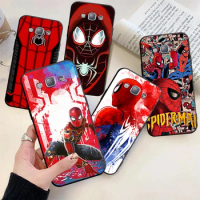 Marvel Spiderman For Samsung Galaxy A9 A8 Star A9S A7 A6 A5 A3 Plus 2018 2017 2016 Silicone Soft TPU Black Phone Case Coque Capa