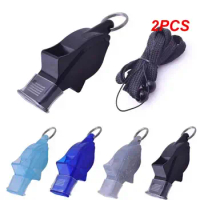 2PCS Professional Whistle Soccer Basketball Referee Whistle outdoor Sport High quality Sports Like Big Sound Whistle Seedless