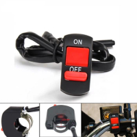 For Honda cbr 900 rr 250 r 500r 600rr 600 rr Universal Motorcye Handlebar Flameout Switch ON OFF Button For moto DC12V/10A