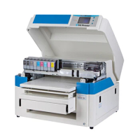 Best Sale A2 Size Dtg T-shirt Printing Machine 8 Color CMYKWWWW Textile Printer with Free RIP Software