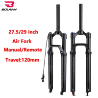 BOLANY Air suspension 29 mtb 34 Tube Damping Bicycle Front Fork Shock Absorption Stable Control Suitable for XC Mountain Bike