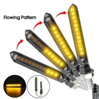 Motorcycle accessories Amber Yellow light Strip-shaped Flasher for Honda Msx Hyosung Gt250R Honda Magna Indian Scout Bobber