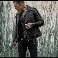 jaket kulit ramones asli kulit sapi