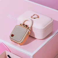 Divoom Dot Tone Bluetooth Audio Mini Wireless Speaker Birthday Gift Girl Confession Concentric Lock Phonograph