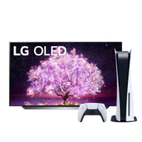 【LG】48型OLED物聯網電視(OLED48C1PSB)+PS5光碟版主機